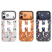 Personalised Abstract Floral Initial