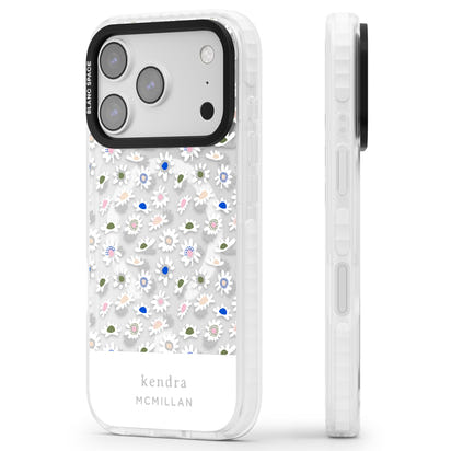 Personalised Grey & White Daisies