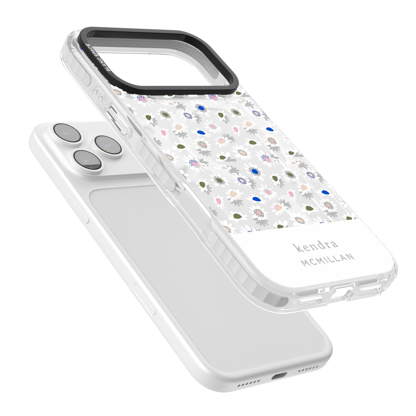 Personalised Grey & White Daisies