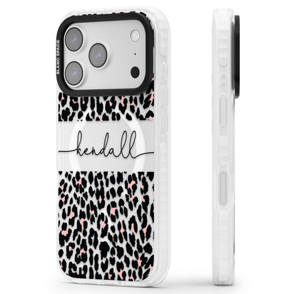 Personalised Cursive Leopard Spots