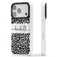 Personalised Cursive Leopard Spots