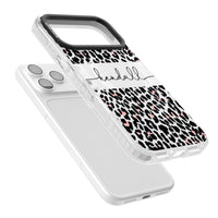 Personalised Cursive Leopard Spots