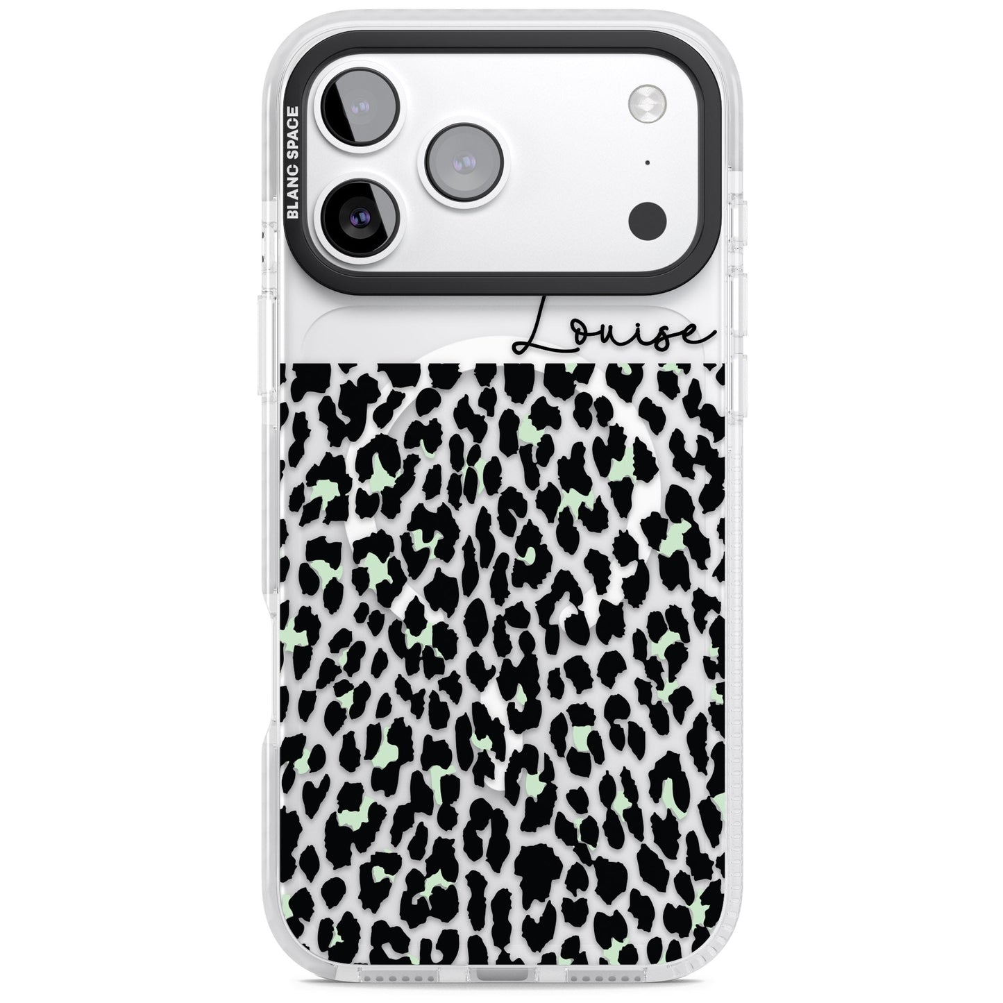 Personalised Seafoam Leopard
