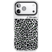 Personalised Seafoam Leopard