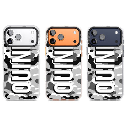 Personalised Greyscale Camo