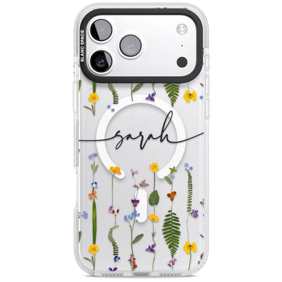 Chaîne de fleurs sauvages personnalisée