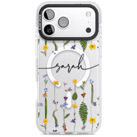 Chaîne de fleurs sauvages personnalisée