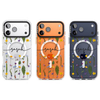 Chaîne de fleurs sauvages personnalisée