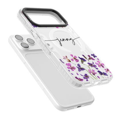 Personalised Purple Violets