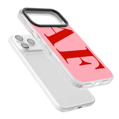 Personalised Red & Pink Letters