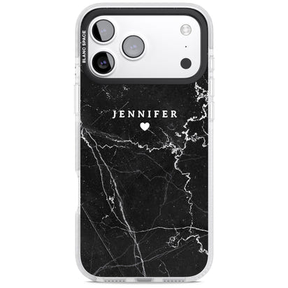 Personalised Black Marble