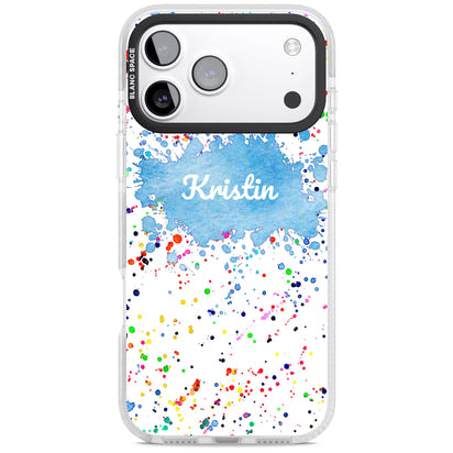 Personalised Rainbow Splatter Name