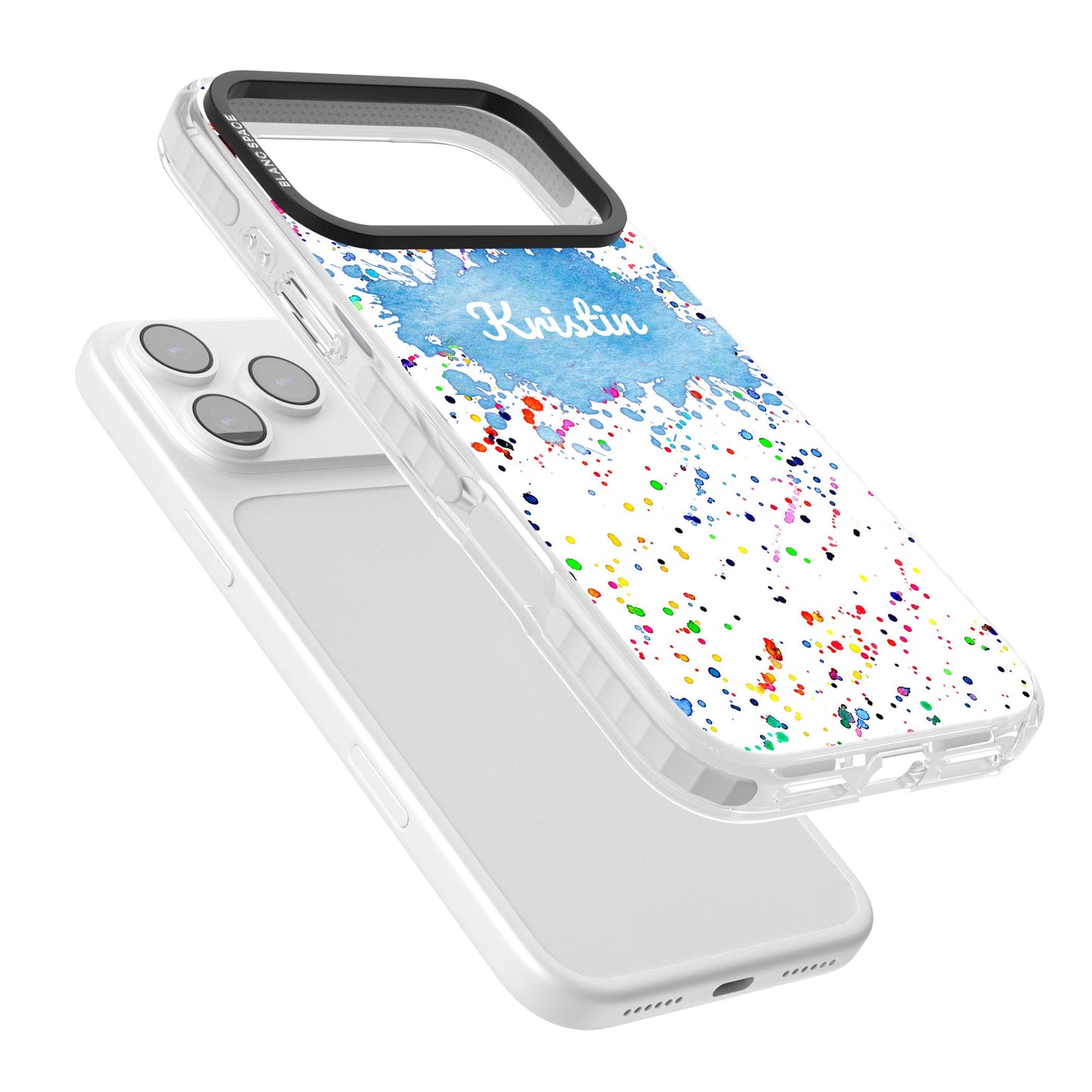 Personalised Rainbow Splatter Name