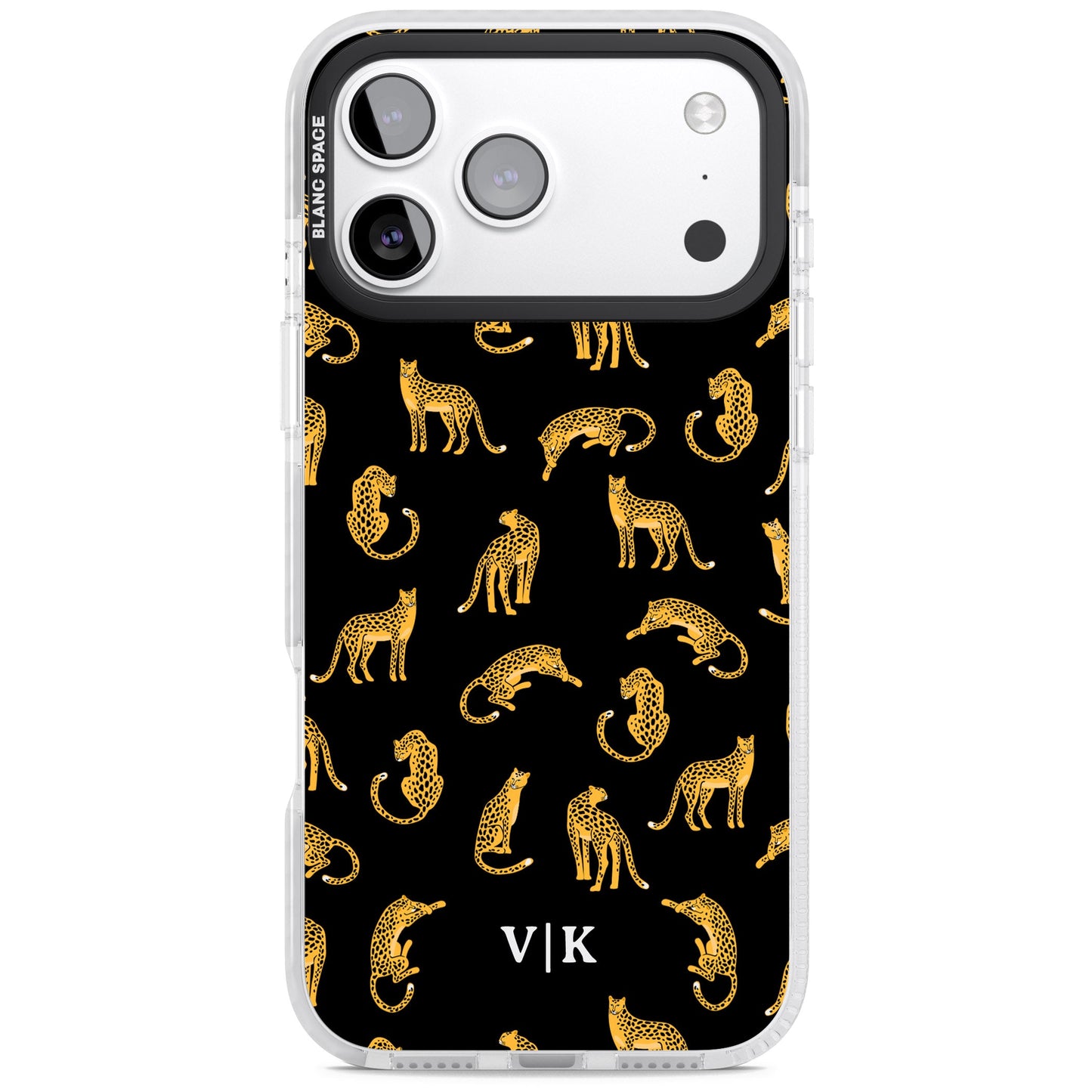 Personalised Gold Cheetah Pattern