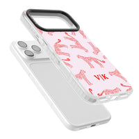 Guépard rouge et rose personnalisé