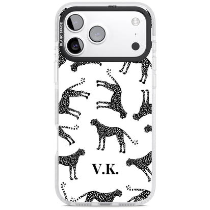 Personalised Black & White Cheetah Pattern