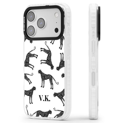Personalised Black & White Cheetah Pattern