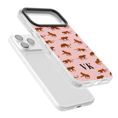 Personalised Pink Safari Tiger Pattern