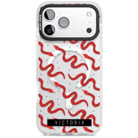 Personalised Red Snake Pattern