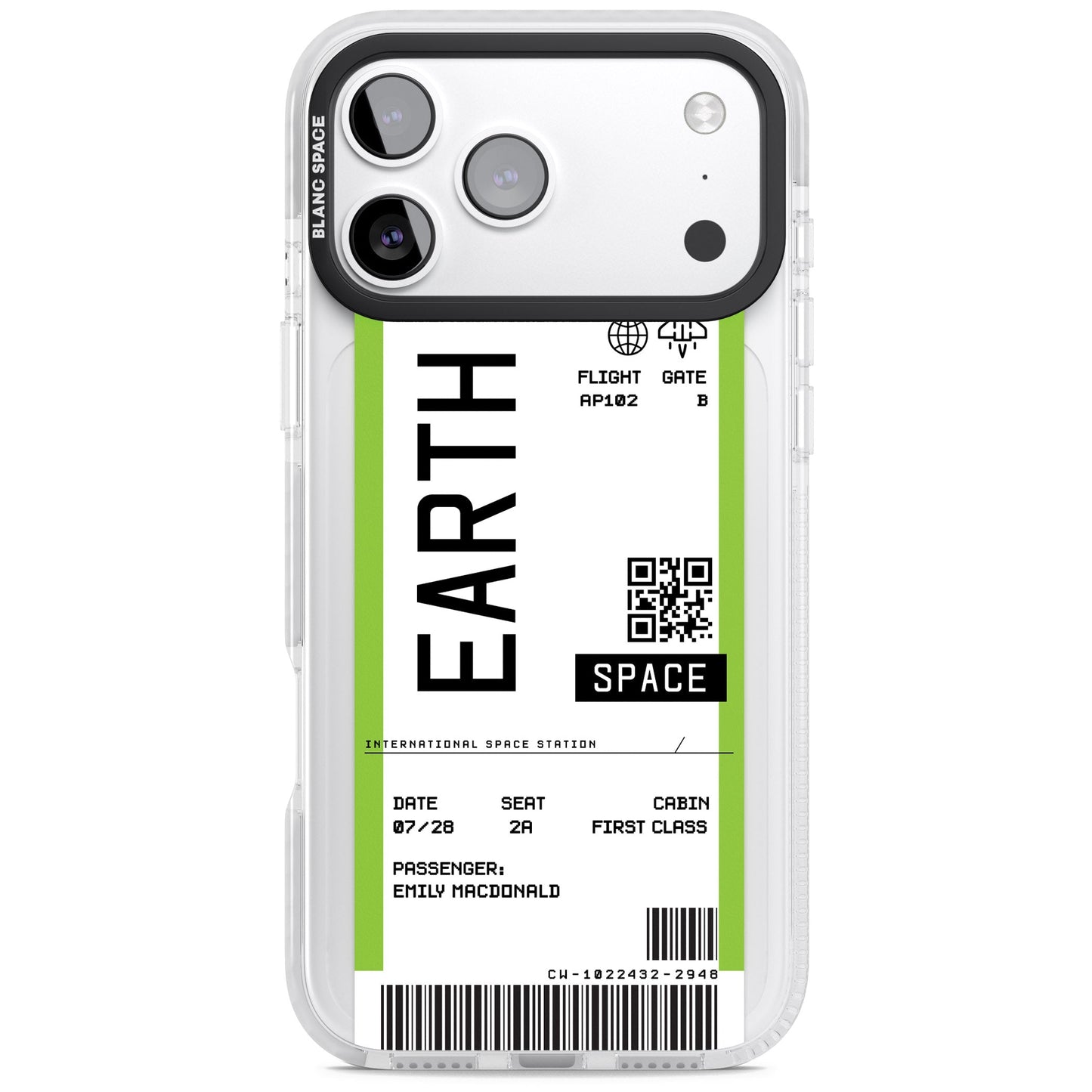 Personalised Earth Travel Ticket