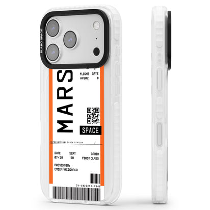 Personalised Mars Travel Ticket