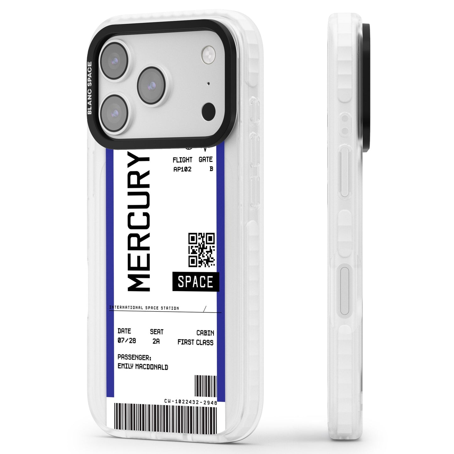 Personalised Mercury Travel Ticket