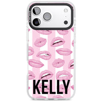 Personalised Pink Stripes & Lips