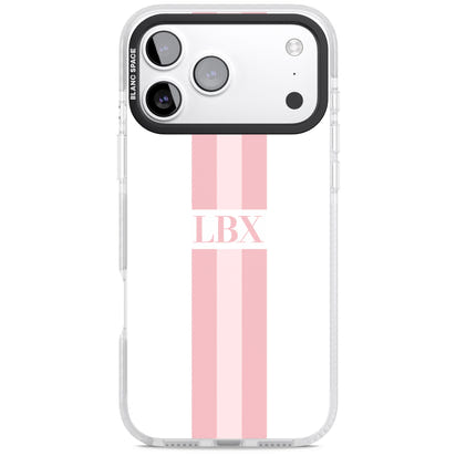 Personalised Minimal Pink Stripe