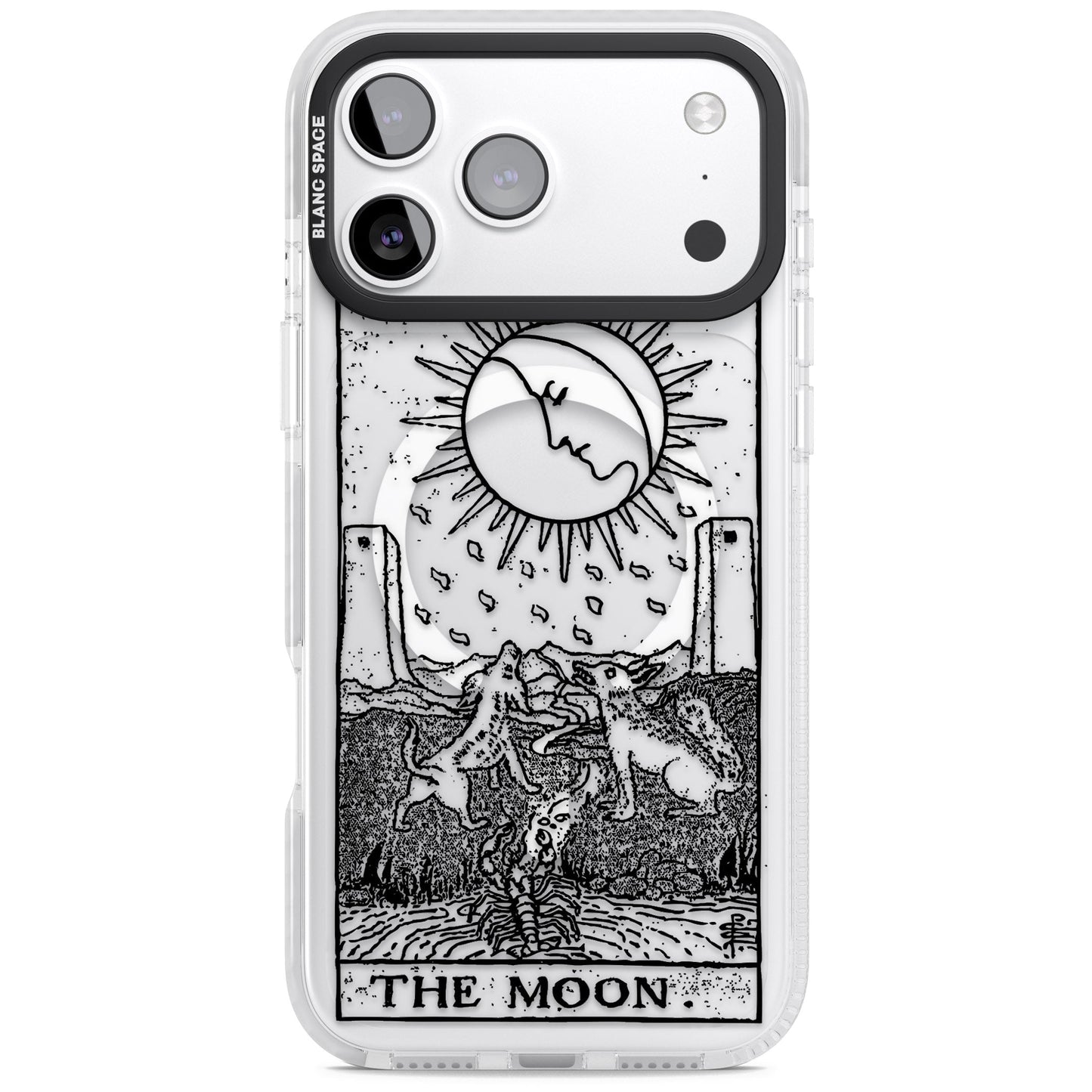 Personalised The Moon Tarot Card (Clear)