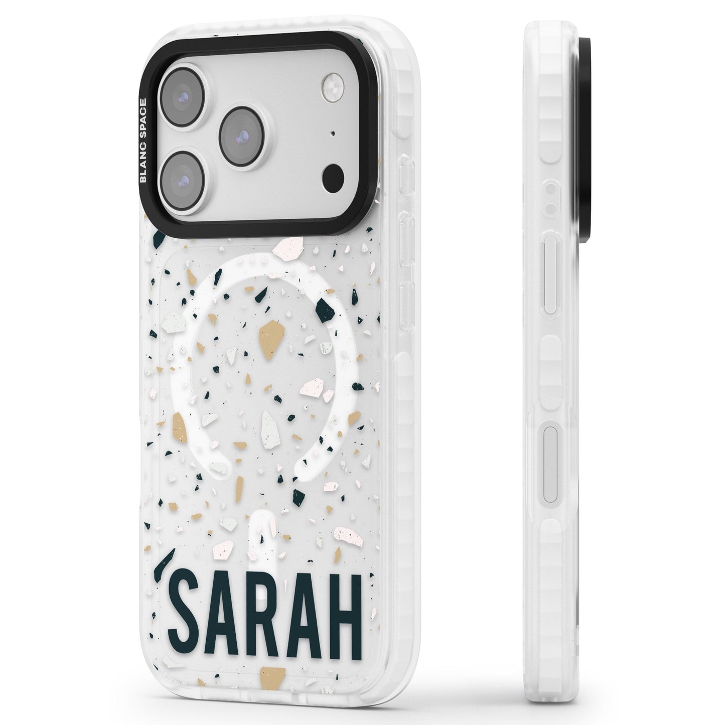 Personalised Terrazzo Blue, Pink, Brown