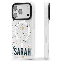 Personalised Terrazzo Blue, Pink, Brown