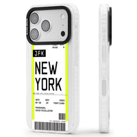 Personalised New York Boarding Pass
