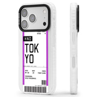 Personalised Tokyo Boarding Pass