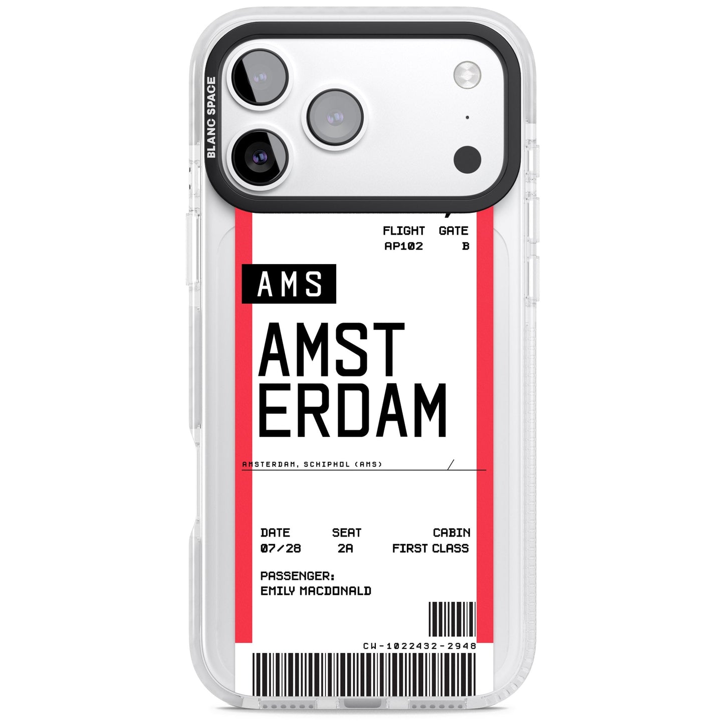 Personalised Amsterdam Boarding Pass