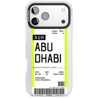 Personalised Abu Dhabi Boarding Pass