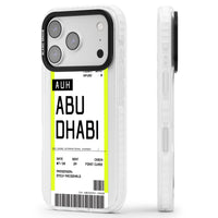 Personalised Abu Dhabi Boarding Pass