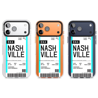 Carte d'embarquement personnalisée pour Nashville