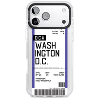 Personalised Washington D.C. Boarding Pass