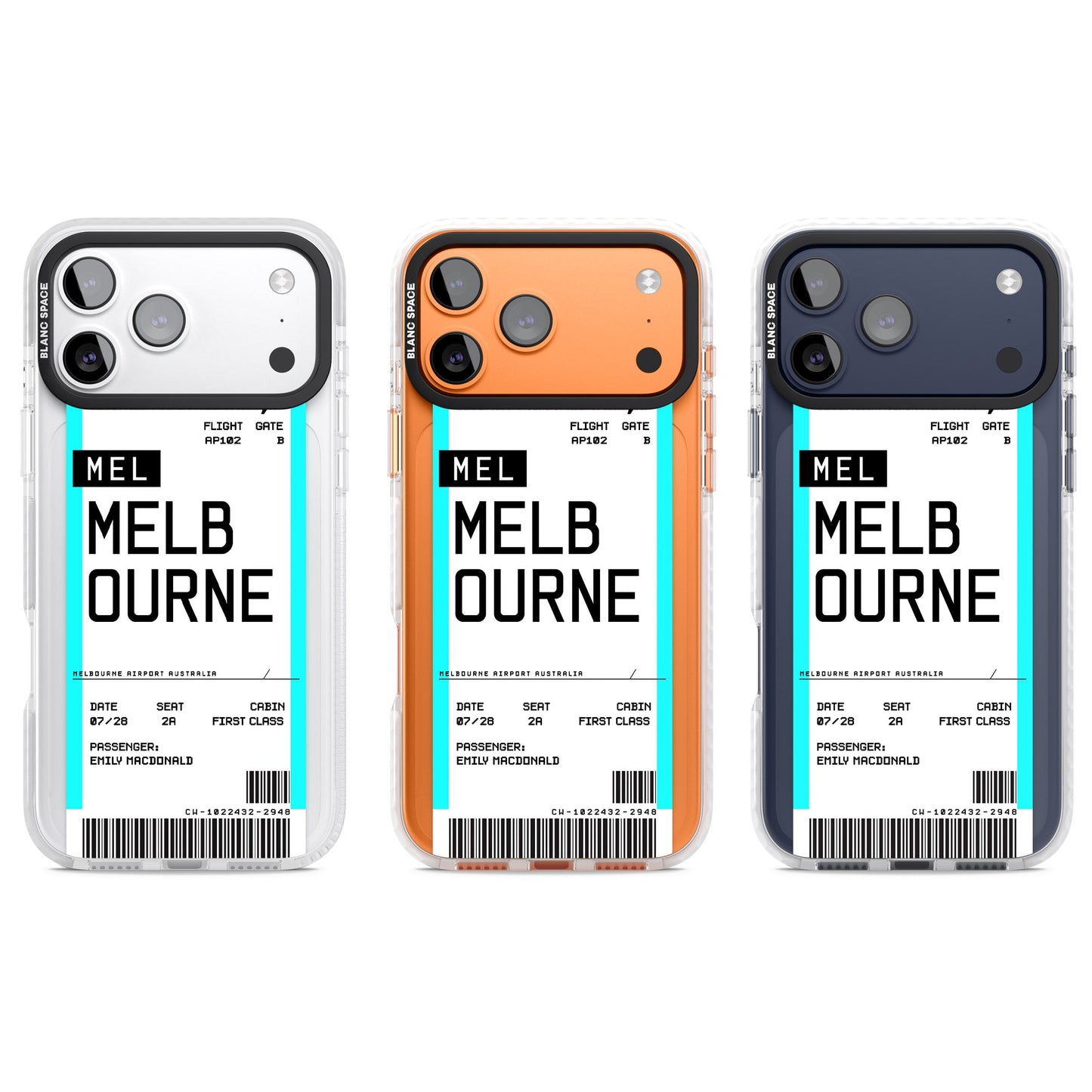Personalised Melbourne Boarding Pass