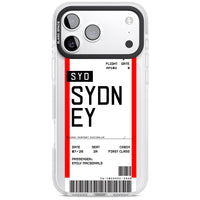 Personalised Sydney Boarding Pass