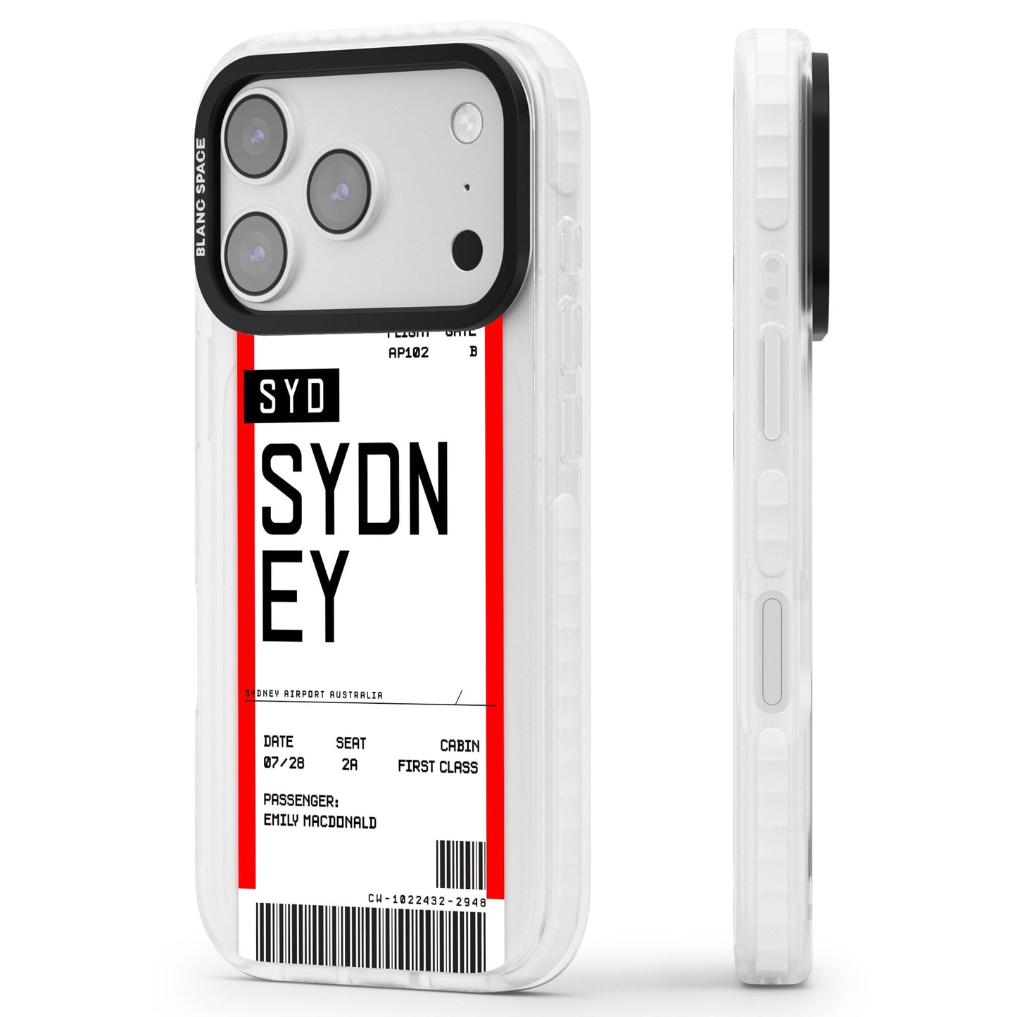 Personalised Sydney Boarding Pass