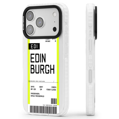 Personalised Edinburgh Boarding Pass