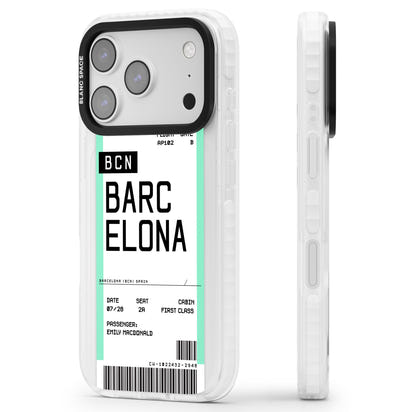 Personalised Barcelona Boarding Pass