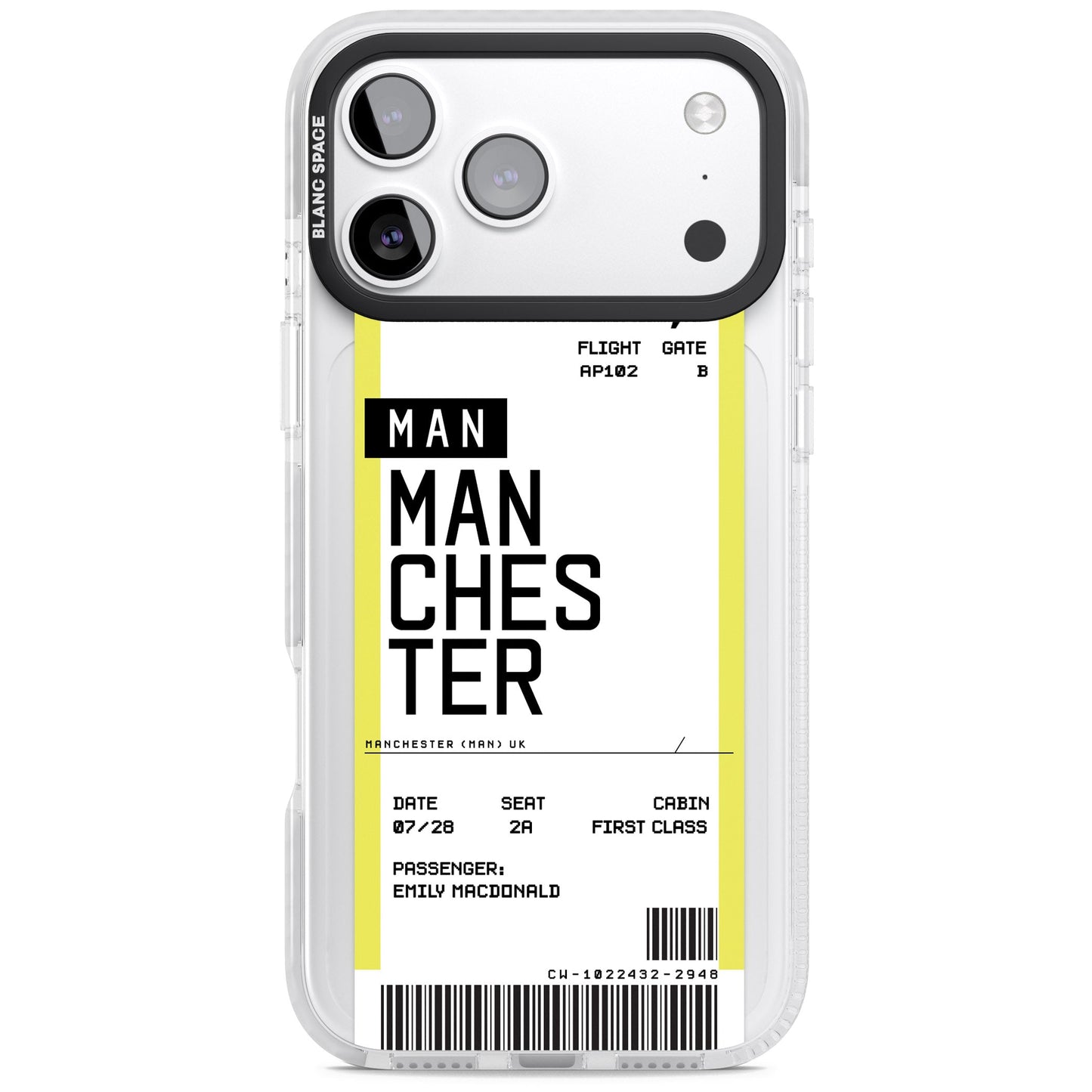 Personalised Manchester Boarding Pass