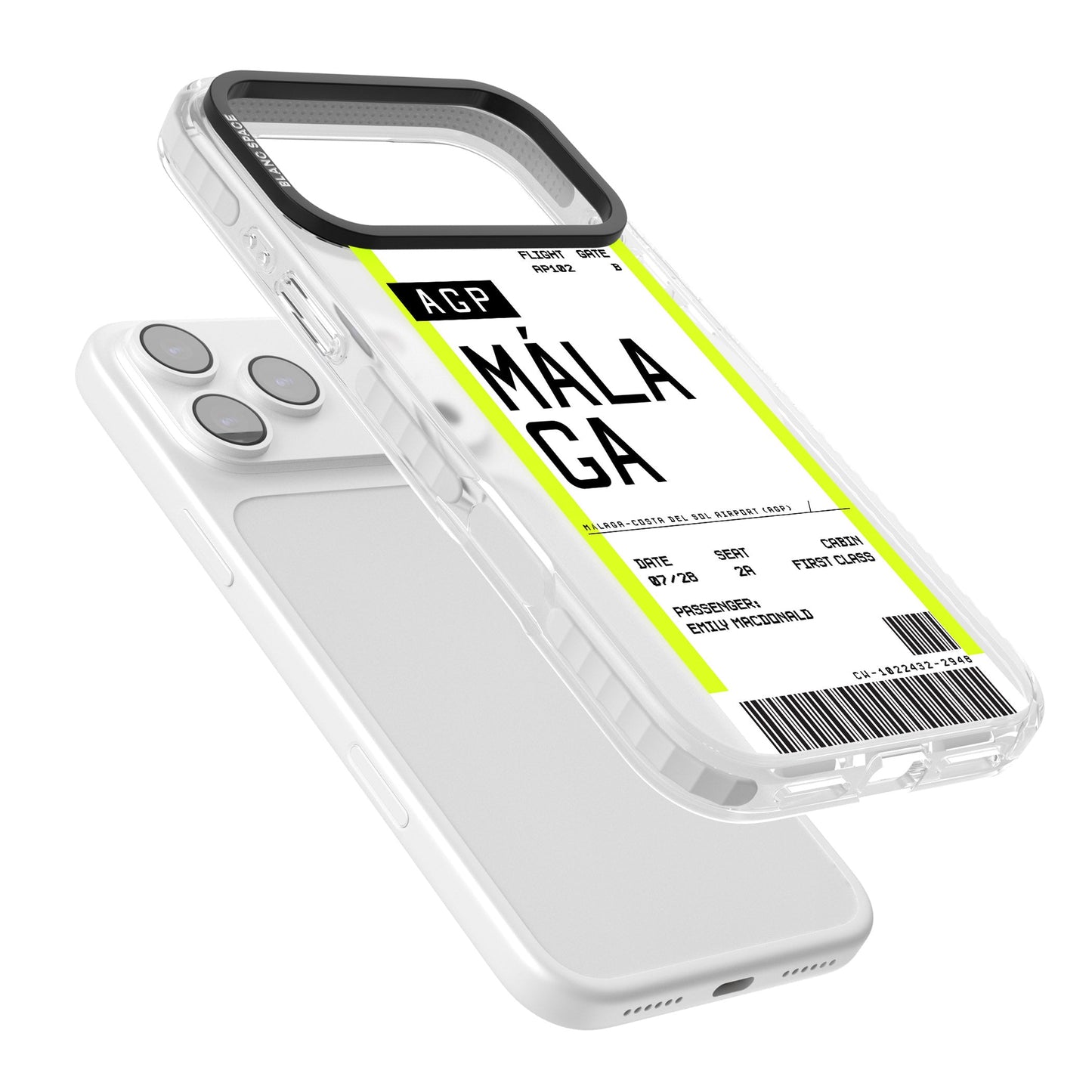 Personalised Málaga Boarding Pass