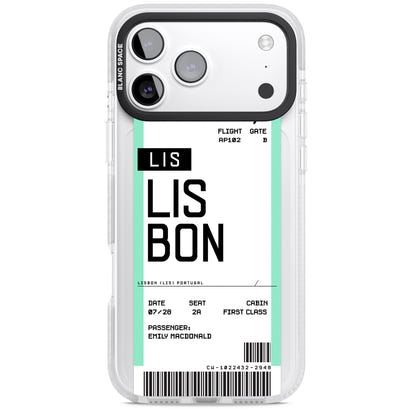 Personalised Lisbon Boarding Pass
