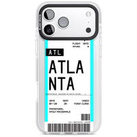 Personalisierte Atlanta-Bordkarte