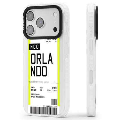 Personalised Orlando Boarding Pass