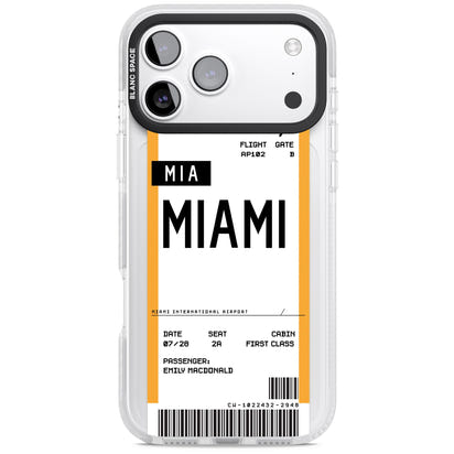 Personalised Miami Boarding Pass