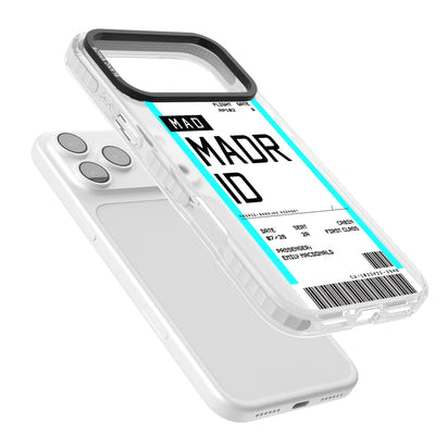 Personalised Madrid Boarding Pass